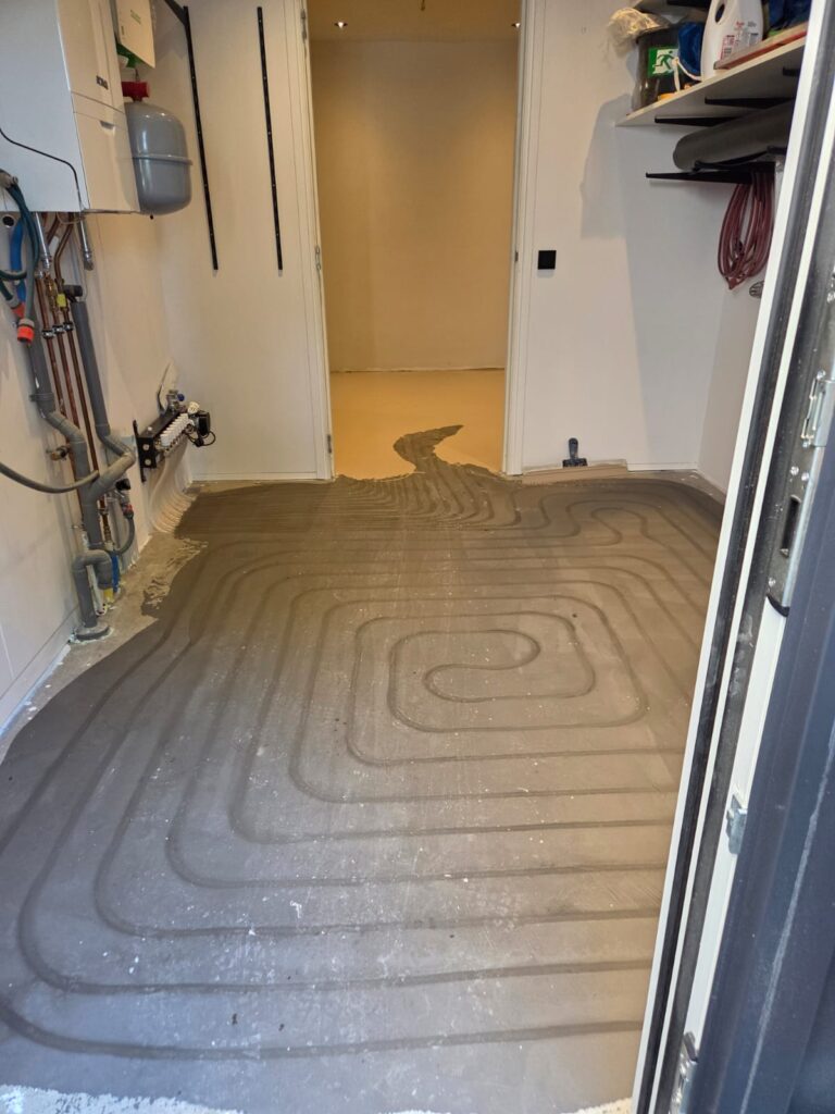 Vloeren vloerverwarming infrezen 1