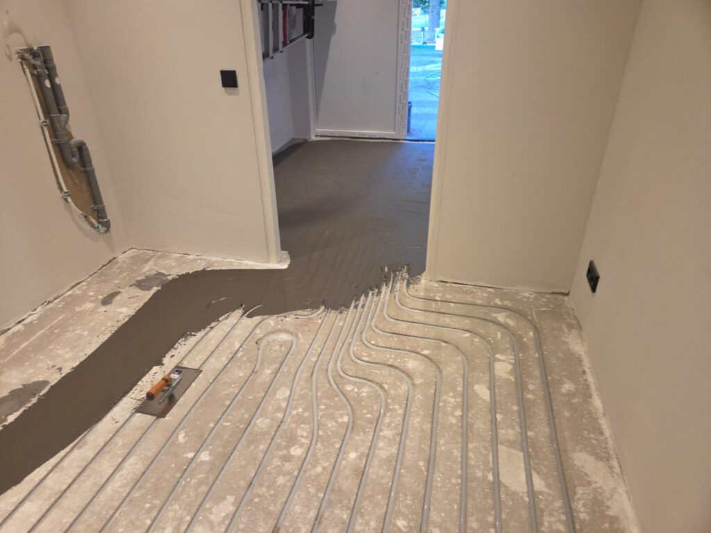 Vloeren vloerverwarming infrezen 2